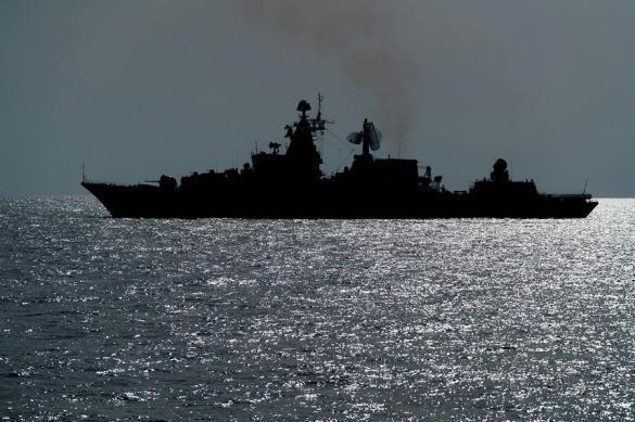 Russia takes its warships from Tartus into open waters of Mediterranean Sea. 62322.jpeg