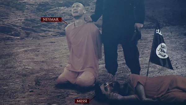 Islamic State executes Messi and Neymar prior to World Cup 2018. 61508.jpeg