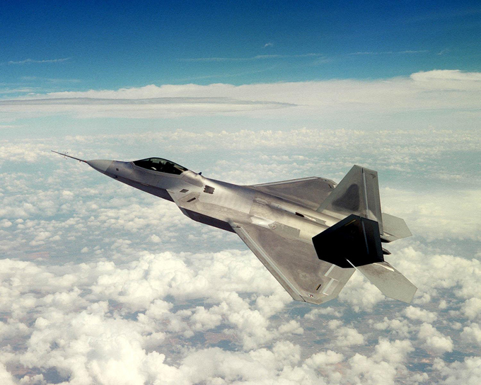 F-22 Raptor In The Sky