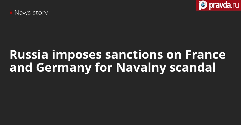 Russia imposes sanctions on EU for Navalny poisoning
