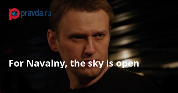 Why is the sky open for Navalny only?