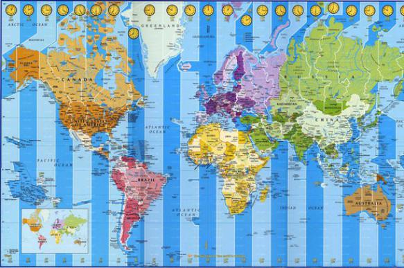 Interesting facts about time zones